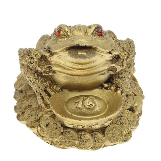 Фигурка декоративная &quot;Лягушка денежная&quot;, L10,5 W9 H7,5 см