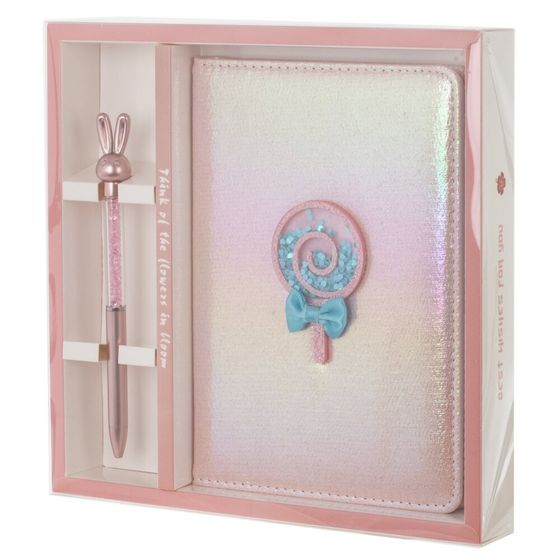 Блокнот с ручкой, набор, L14,5 W21 H3 см