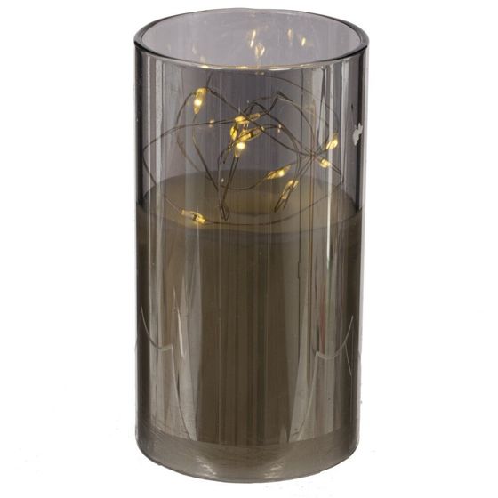 Изделие декоративное &quot;Свеча&quot; (подсветка, 1xCR2032 н/п), L5 W5 H10 см