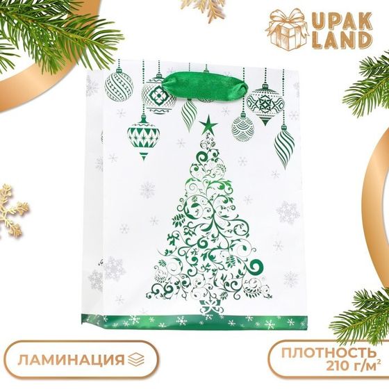 Пакет ламинированный &quot;Новогодняя картина&quot; 11,5 х 14,5 х 6 см