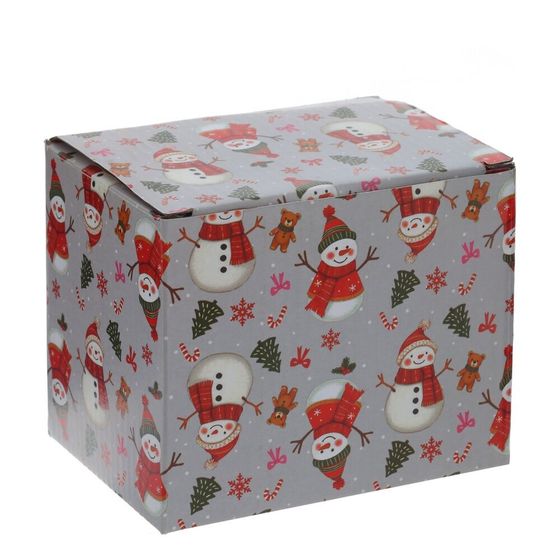 Кружка &quot;Лесные снеговики&quot;,, 450 мл, L13 W9 H10,5 см