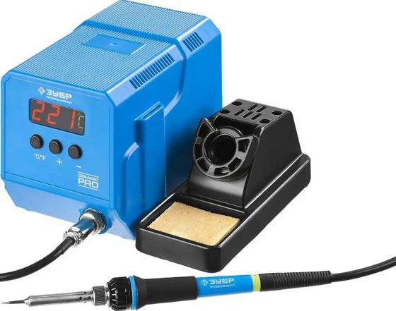 Паяльная станция Зубр ПРОФЕССИОНАЛ ПСН-60 60Вт 50°C...480°C (55336)