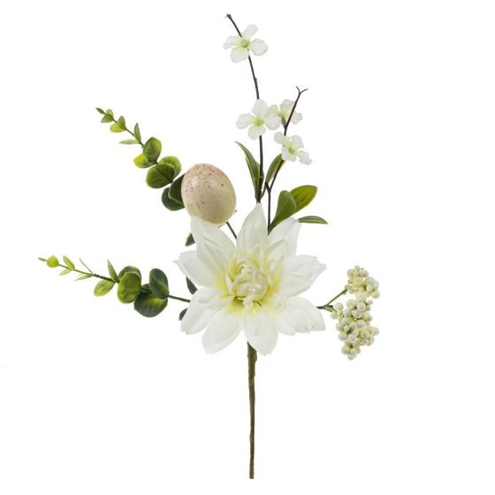 Ветка искусственная &quot;Пасхальная&quot;, L15 W15 H32 см, 3в.