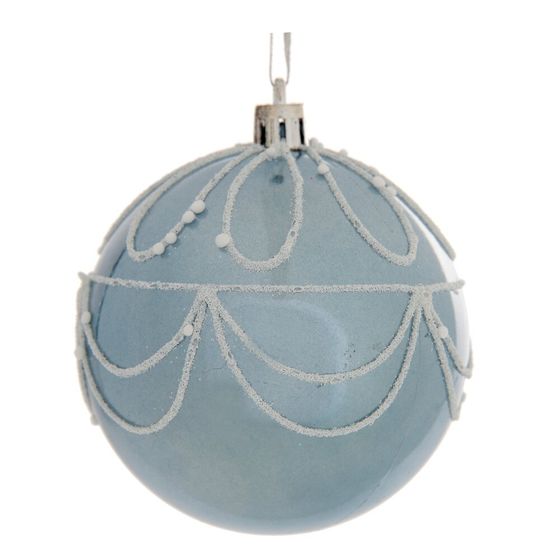 Набор из 12шт Украшение новогоднее "Шар", D 8 см, L35 W27 H8,5 см