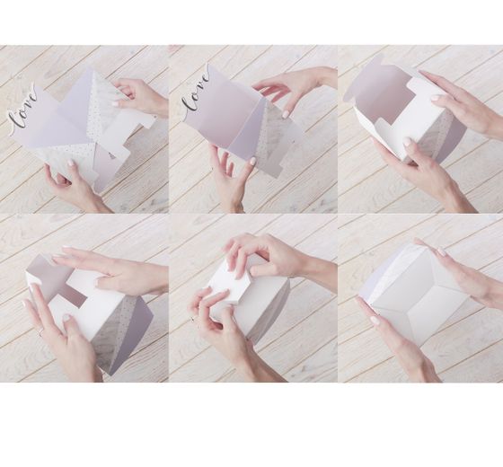 !Коробка для мини букетов 2 штуки  «Мечтай», 12 х 20 х 10 см