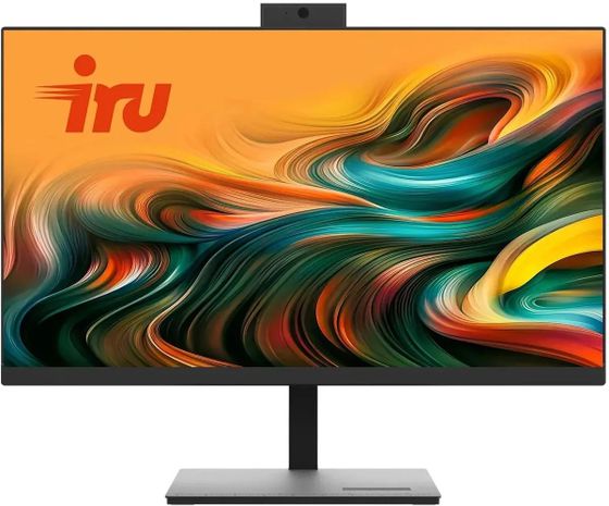 Моноблок 23.8&quot; IRU Агат 632 FHD черный PG-G7400 8Gb/256Gb UHDG710 DOS клав.+мышь (2045707)