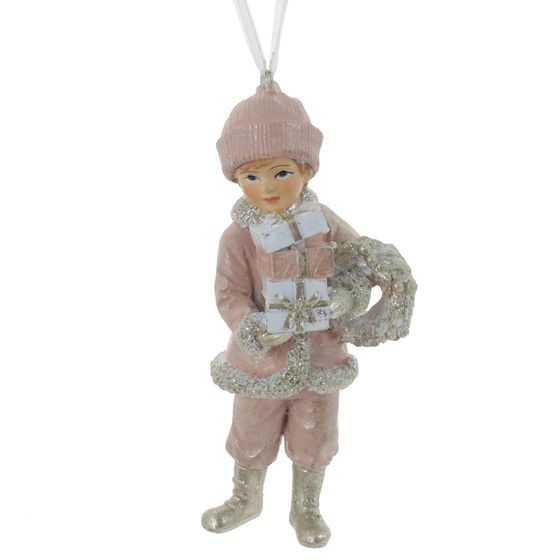 Изделие декоративное подвесное "Мальчик/Девочка", L5 W4 H10,5 см, 4в.