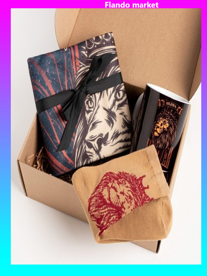 !09 Набор подарочный "Настоящему мужчине" плед, носки, кружка