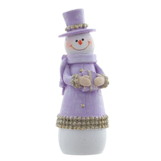 Фигурка декоративная &quot;Снеговик&quot;, L4 W4 H11 см, 2в.
