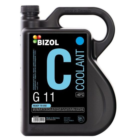 Антифриз BIZOL Coolant G11, -40, 5 л