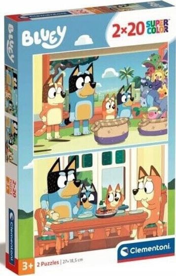 Пазл Clementoni CLE 2x20 SuperColor Bluey 24807