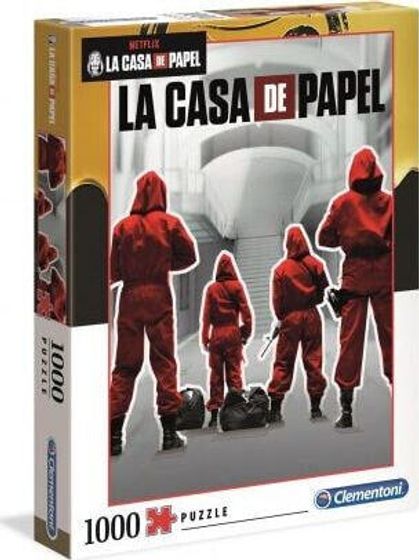 Clementoni Puzzle 1000 elementów Dom z papieru. La casa de papel