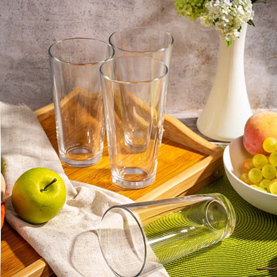 Набор стаканов ВРЕМЯ ДЕГУСТАЦИЙ КОКТЕЙЛИ СО ЛЬДОМ 570мл 4шт