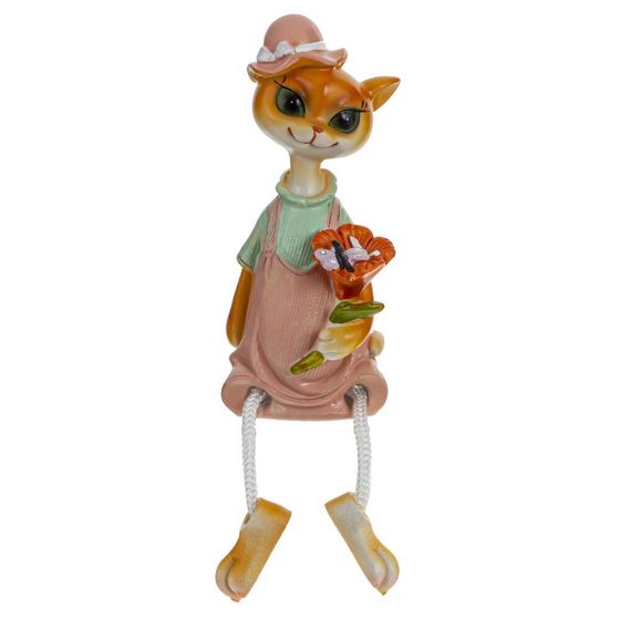 Набор из 2-х фигурок декоративных &quot;Кот&quot;, Д7 Ш6 В13 см