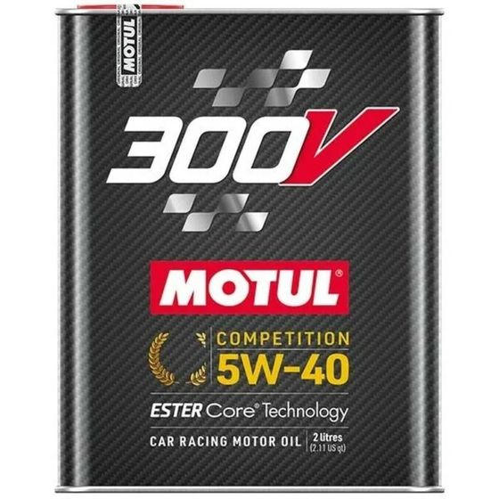 Масло моторное Motul 300V Competition 5w-40, синтетическое, 2 л