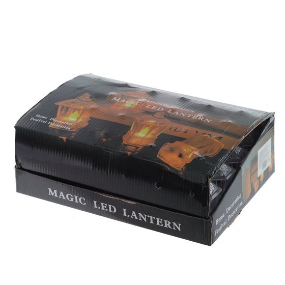 Изделие декоративное &quot;Фонарь&quot; (подсветка, 3xLR54) L5 W5 H9,5 см