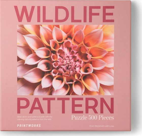 Most Wanted Gifts Puzzle 500 Wildlife Pattern Dahlia