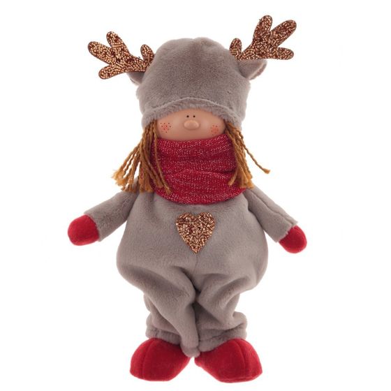 Игрушка набивная &quot;Девочка&quot;, L18 W9 H36 см, 3в.