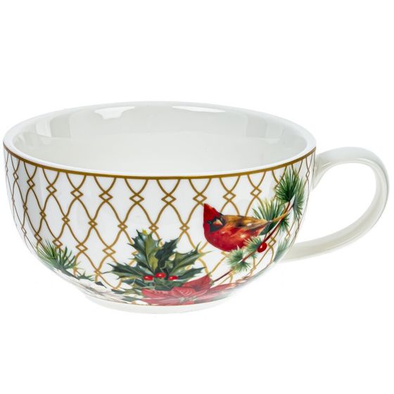 Чайник с чашкой и блюдцем &quot;Зимнее волшебство&quot;, 300 мл, L16,5 W16,5 H14 см