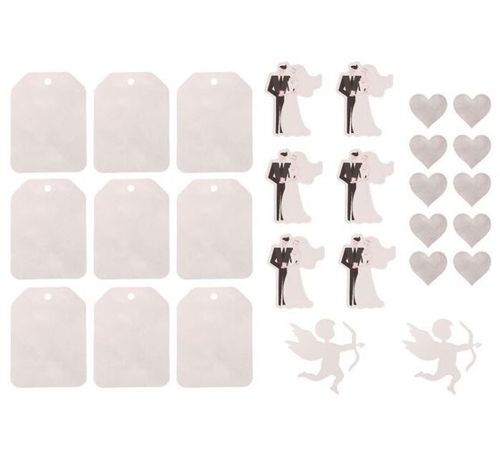 !09 Набор для декора свадьбы «Счастливый день», 21 х 29,7 см