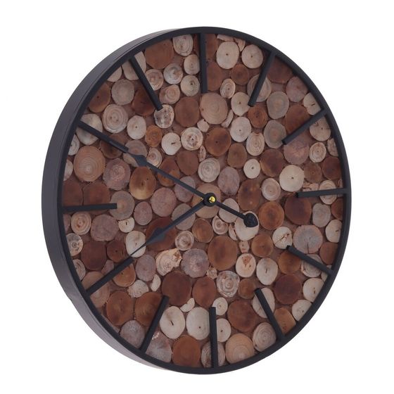 Часы настенные декоративные, Д40 Ш4 В40 см, (1xАА не прилаг.)