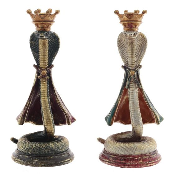 Подсвечник &quot;Змея&quot;, L12,5 W13 H29,5 см, 2в.