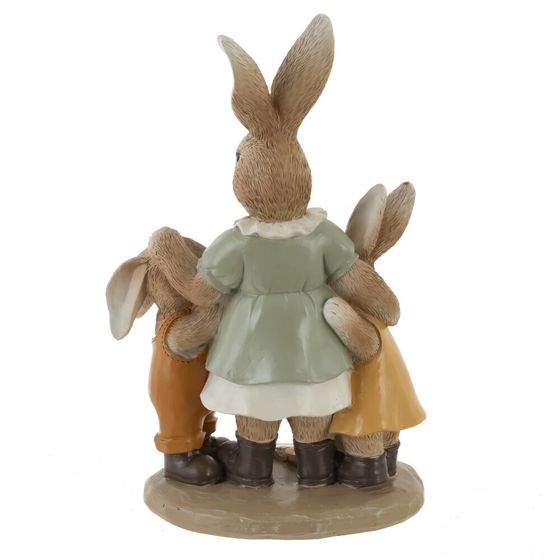 Фигурка декоративная &quot;Зайцы&quot;, L11 W6,5 H16,5 см