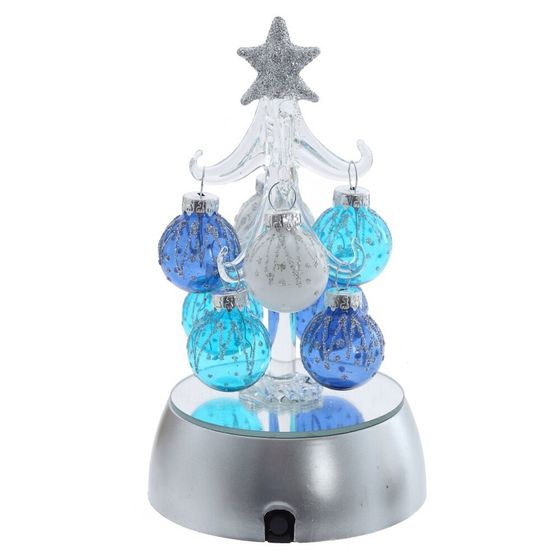 Изделине декоративное &quot;Ёлка&quot; с подсветкой (AAx3 н/п), L8,5 W8,5 H15 см