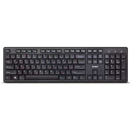 Клавиатура SVEN KB-E5800W беспроводная черный (SV-017026)
