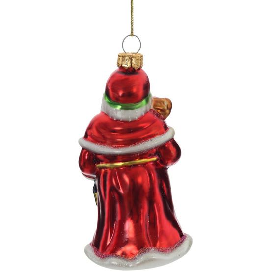 Украшение новогоднее "Дед Мороз, L6,5 W6,5 H13 см