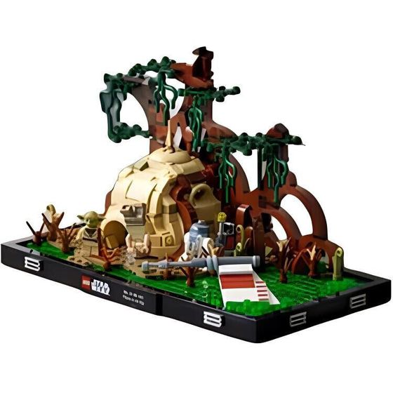 LEGO Star Wars Collection Dageba Absolute Training Прозрачный вид Строительные блоки 1000 деталей 75330