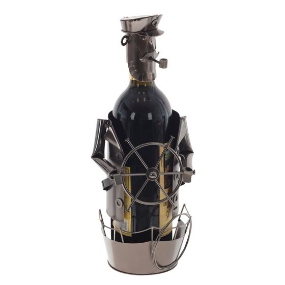Подставка для бутылки &quot;Моряк&quot;, Д12 Ш11 В19,5 см