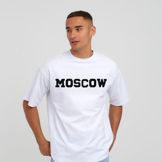 Термоаппликация MOSCOW, 8×6 см - размер буквы, набор 6 шт., чёрная