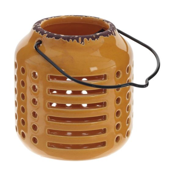 Подсвечник, L8 W8 H9 см, цвет микс