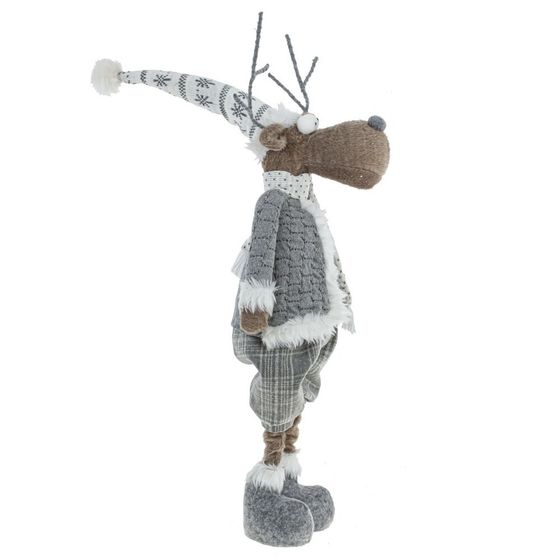 Игрушка набивная &quot;Олень&quot; (телескоп ноги), L49 W20 H116/45 см, 2в.