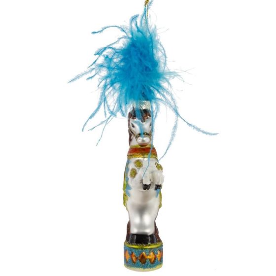 Украшение новогоднее &quot;Лошадка&quot;, L5 W3 H15 см, 3в.