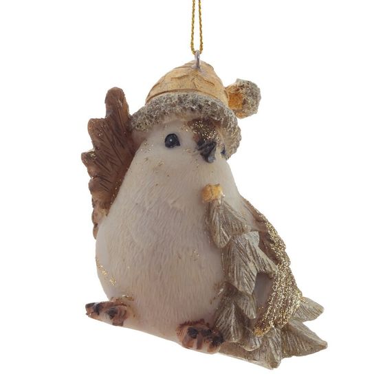 Изделие декоративное подвесное &quot;Птичка&quot;, L7 W8 H8 см, 3в.