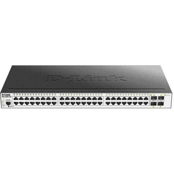 Коммутатор D-Link DGS-3000-52X DGS-3000-52X/B, управляемый, 48x10/100/1000BASE-T