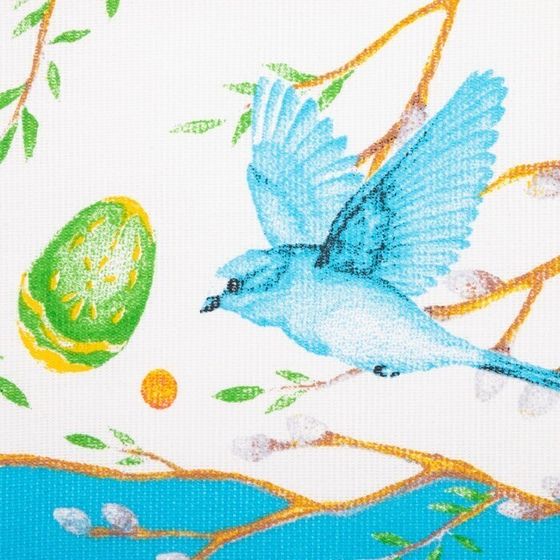 !09 Скатерть Happy Easter 144х250 см, 100% хлопок, 164 г/м2