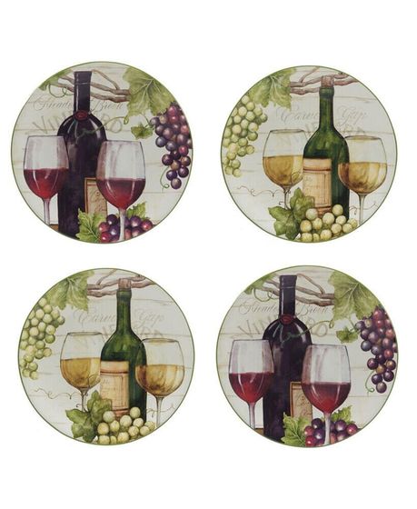 Meadow Brook Vineyard Set of 4 Salad Plate 8.5&quot;