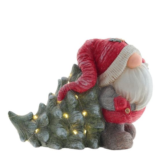 Фигурка декоративная &quot;Гном&quot; (подсветка, 3хААА, н/п), L40 W19 H30 см, 2в.