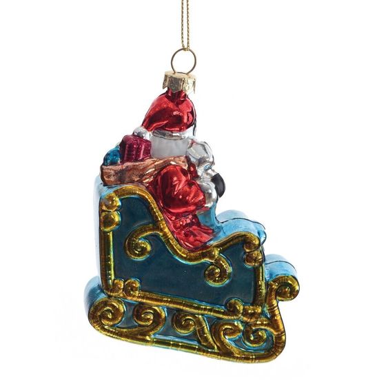 Украшение новогоднее &quot;Дед Мороз&quot;, L8,5 W3,5 H12 см, 3в.