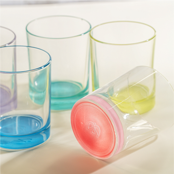 Стакан низкий ГЛАДКИЙ ЛАК МИКС НЬЮ 240мл