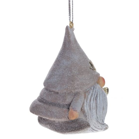 Фигурка декоративная подвесная &quot;Гном&quot;, L5,5 W5,5 H6,5 см, 2в.
