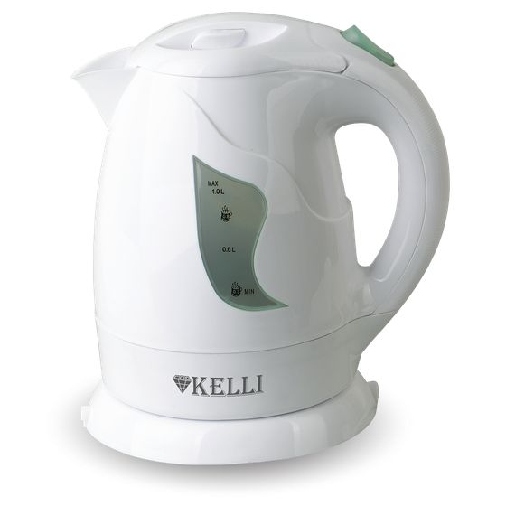 Чайник электрический Kelli KL-1426 1л 900Вт белый