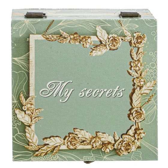 Шкатулка, Д14 Ш14 В8 см