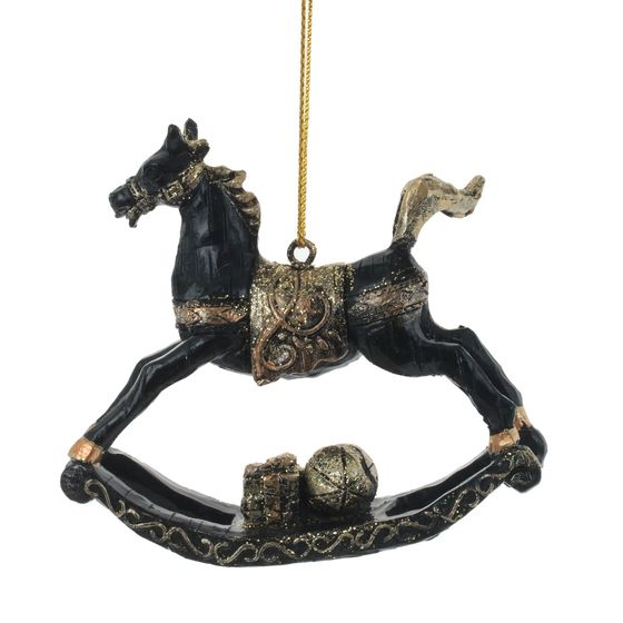 Украшение новогоднее &quot;Лошадка-качалка&quot;, L8,5 W2 H7 см, 2в.