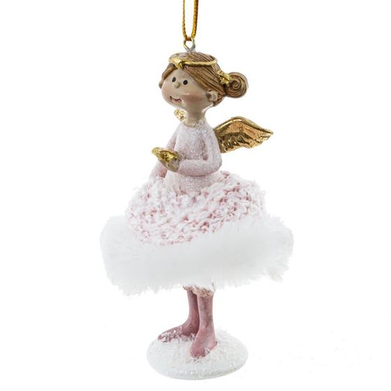 Фигурка декоративная  подвесная &quot;Ангел&quot;, L7 W7 H10,5 см, 2в.