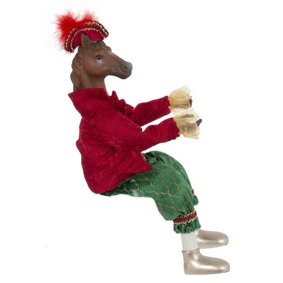 Игрушка набивная  &quot;Лошадь&quot;, L18 W10 H43/24 см