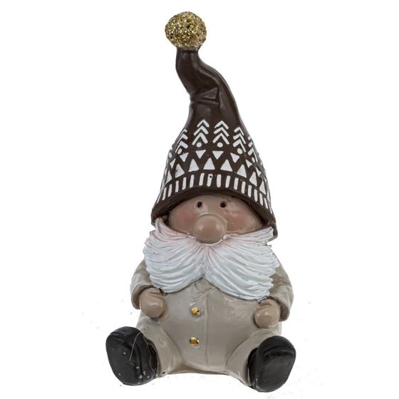 Фигурка декоративная &quot;Гном&quot;, L6 W6 H10,5 см, 2в.